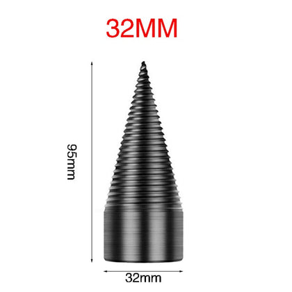 Split Wood Cone-drilling Tool Firewood Machine Drill