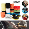 39pcs/set Polishing Clean Sponge Pad Kit