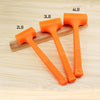 Solid Hammer Dead Blow Mallet Orange Soft Rubber