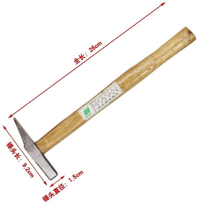 Multifuctional flat head Machinist hammer wooden