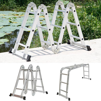 3.6m Portable Telescopic Aluminum Ladder